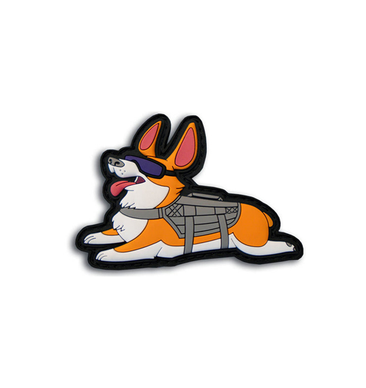 Patch Fiend Tactical Dog Series PVC Moral Patch - « Chloé » TactiCorgi