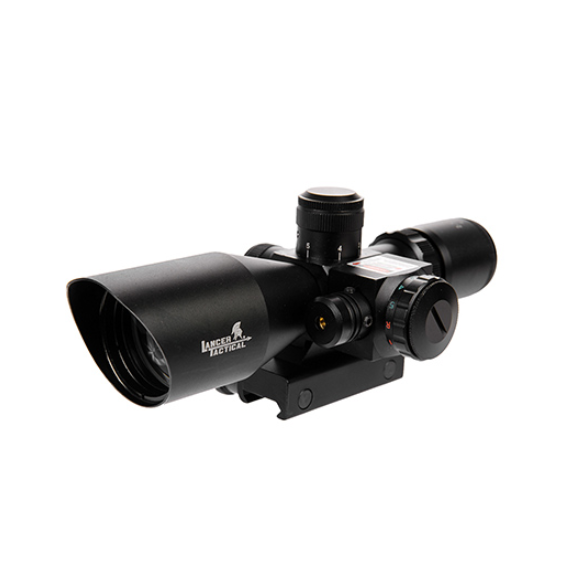 Lancer Tactical 2.5-10X40 ER Red/Green Dual Illuminated Scope