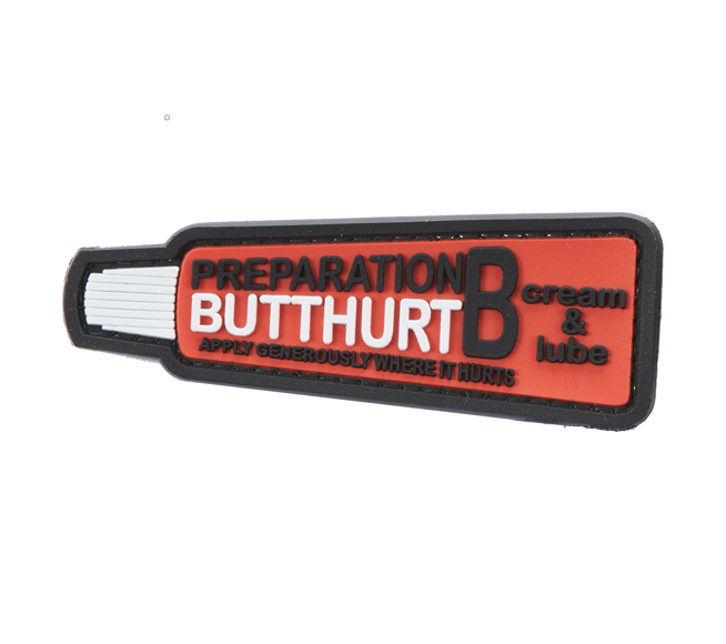 "Preparation Butthurt Apply Generously Where It Hurts" PVC Patch