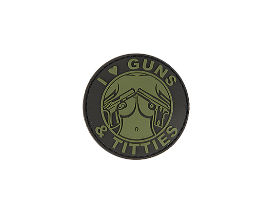 I Love Guns and Titties Morale Patch