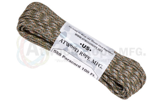 Atwood Rope 100ft 550 Paracord - Infiltrate - Niagara Quartermaster