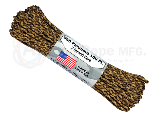 Atwood Rope 100ft 550 Paracord - Rattler – Niagara Quartermaster