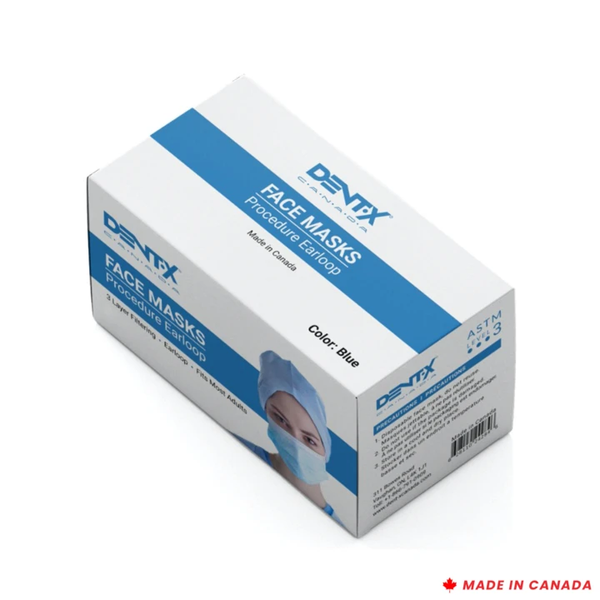 Dent-X ASTM Level 3 Medical Procedure Face Mask (Box of 50)