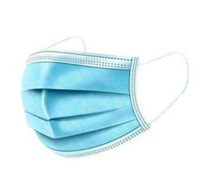 Masque de protection jetable - Bleu 