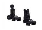 Knight's Armament Airsoft Back-Up Iron Sights - Black - Niagara Quartermaster