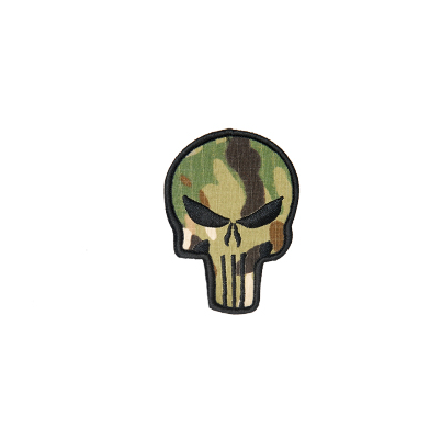 Punisher Camo Velcro Morale Patch