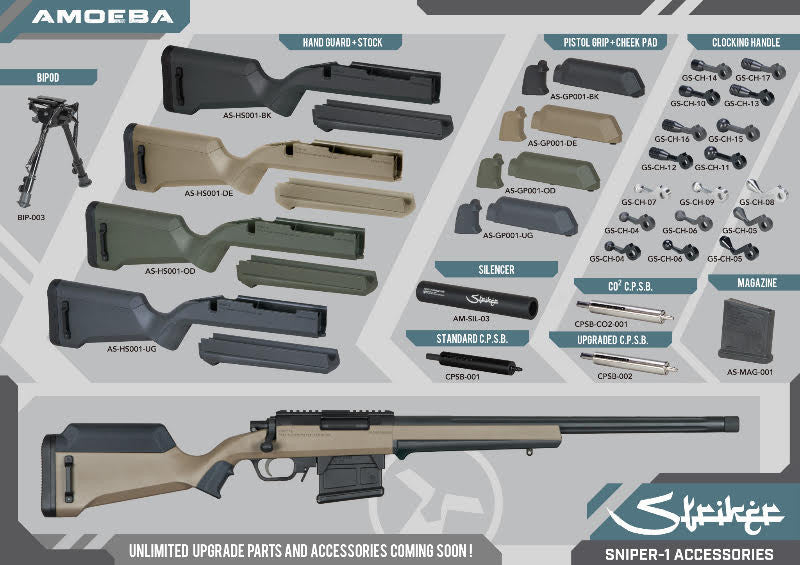 Ares Amoeba Striker S1 Sniper Rifle - Niagara Quartermaster