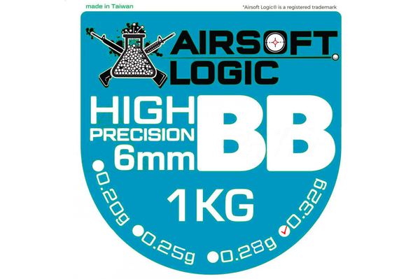 Airsoft Logic BBs - 0,32 g x 1 kg non biodégradables