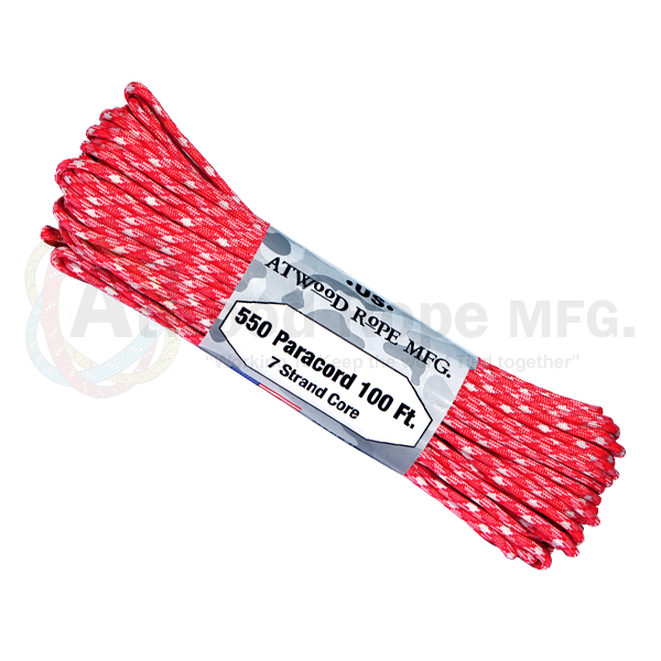 Atwood Rope 100ft 550 Paracord - Sugar Rush - Niagara Quartermaster