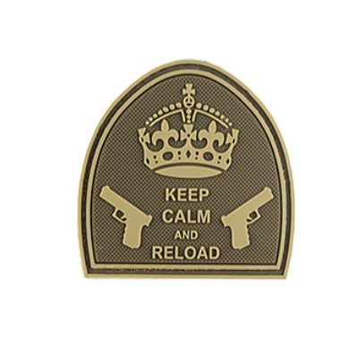G-FORCE Keep Calm and Reload PVC Morale Patch