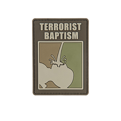 G-FORCE Terrorist Baptism PVC Morale Patch