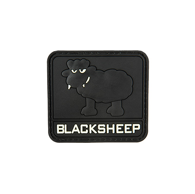 Patch moral en PVC pour mouton noir G-Force « Glow in the Dark »