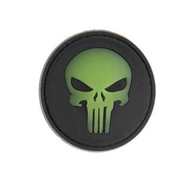 G-Force 'Glow in the Dark' Punisher Patch moral rond en PVC