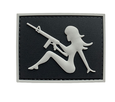 G-Force Mudflap Girl avec patch de moral en PVC pour fusil