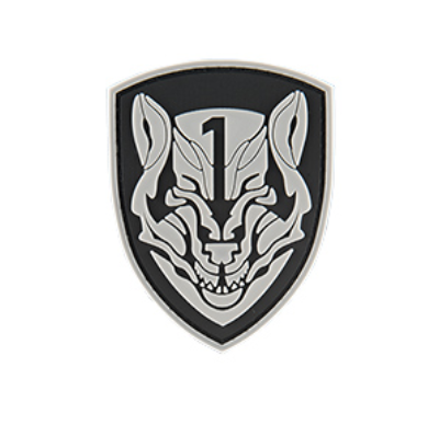 Patch de moral en PVC G-Force Shield Wolf