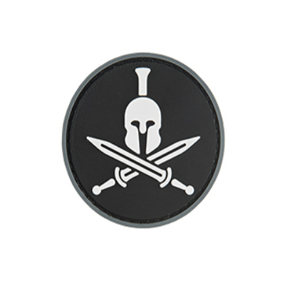 G-Force Spartan Molon Labe Patch de moral rond en PVC