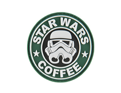 Patch de moral en PVC G-Force Star Wars Coffee Trooper