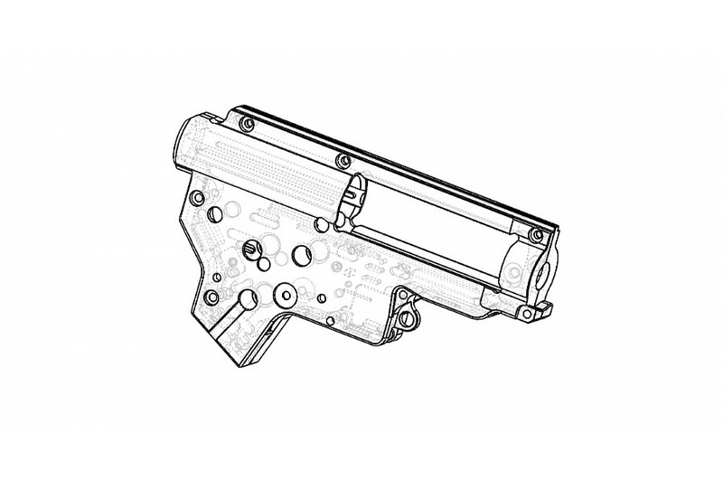 Retro Arms V2 8mm Gearbox Shell - E&L