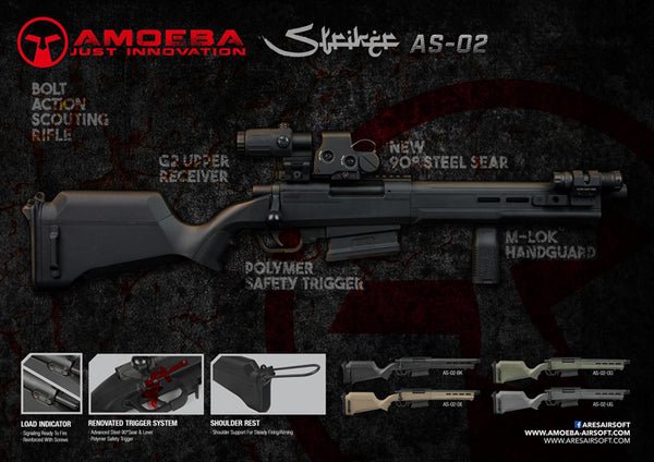 Ares Amoeba Striker AS-02 Airsoft Sniper Rifle