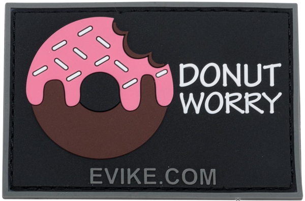Evike.com "Donut Worry" PVC Morale Patch