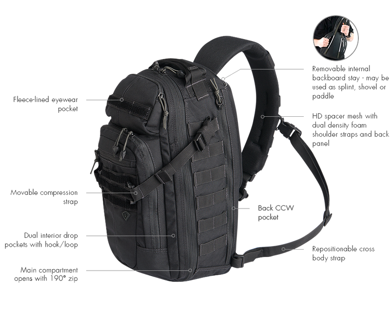 First Tactical CROSSHATCH Sling Pack