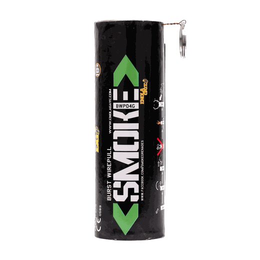 Enola Gaye Smoke Burst Grenade - Pull-Ring - Green - Niagara Quartermaster