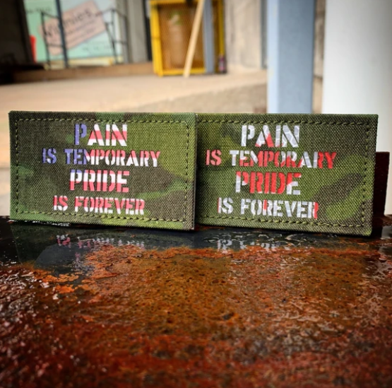 Patch Panel: PAIN IS TEMPORARY, PRIDE IS FOREVER Patch - Canada