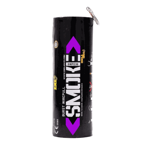 Enola Gaye Smoke Burst Grenade - Pull-Ring - Purple - Niagara Quartermaster
